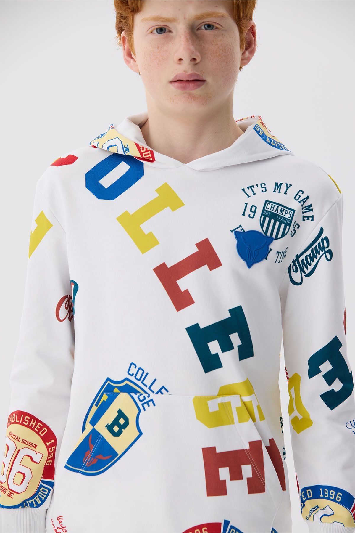 Boy Patterned Sweatshirt - BgStore