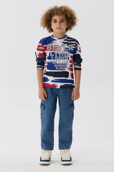 Boy Patterned T-Shirt - BgStore