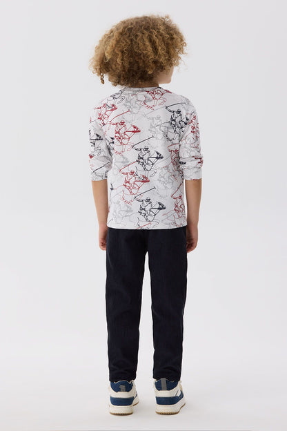 Boy Patterned T-Shirt - BgStore