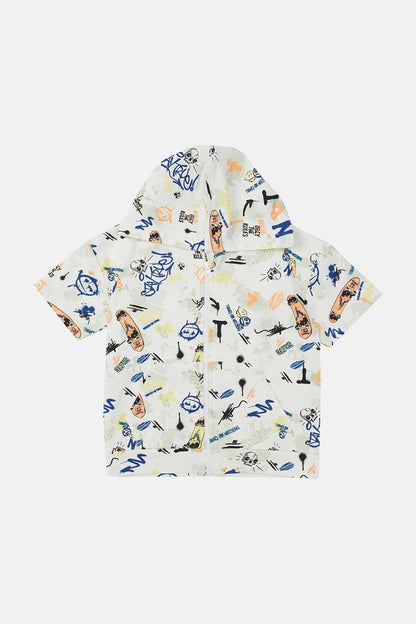 Boy Patterned Tracksuit Top - BgStore