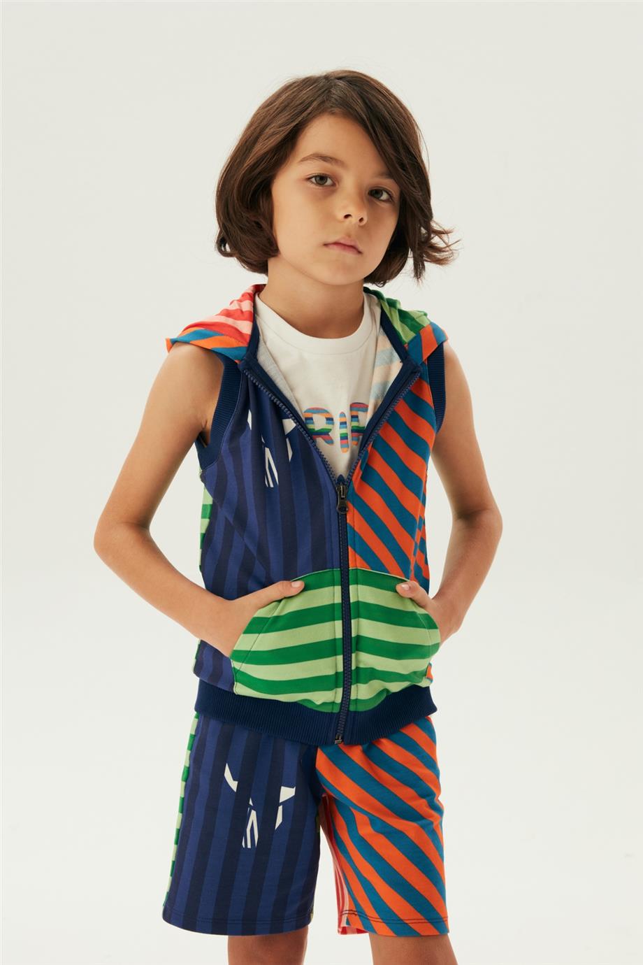 Boy Patterned Vest - BgStore