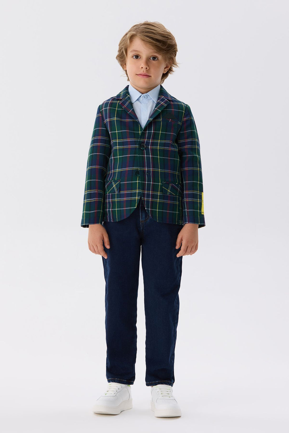 Boy Plaid Jacket - BgStore