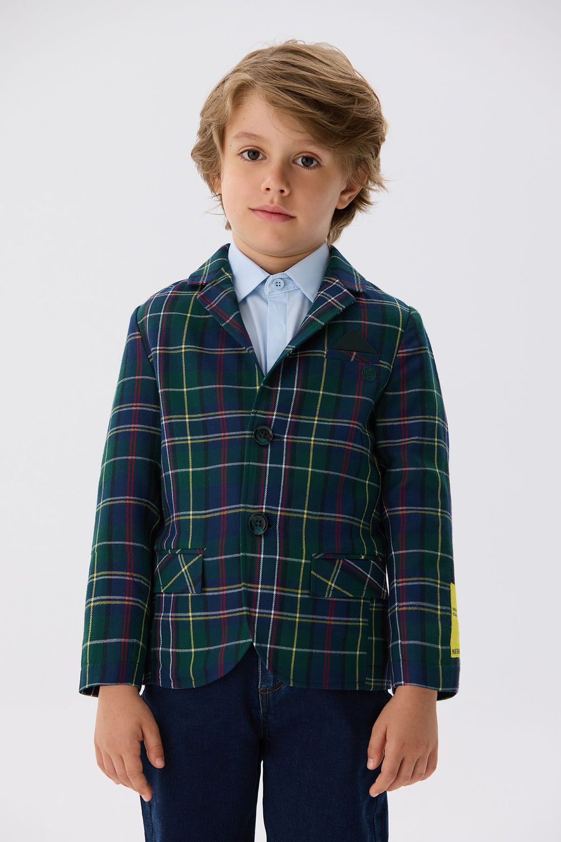 Boy Plaid Jacket - BgStore