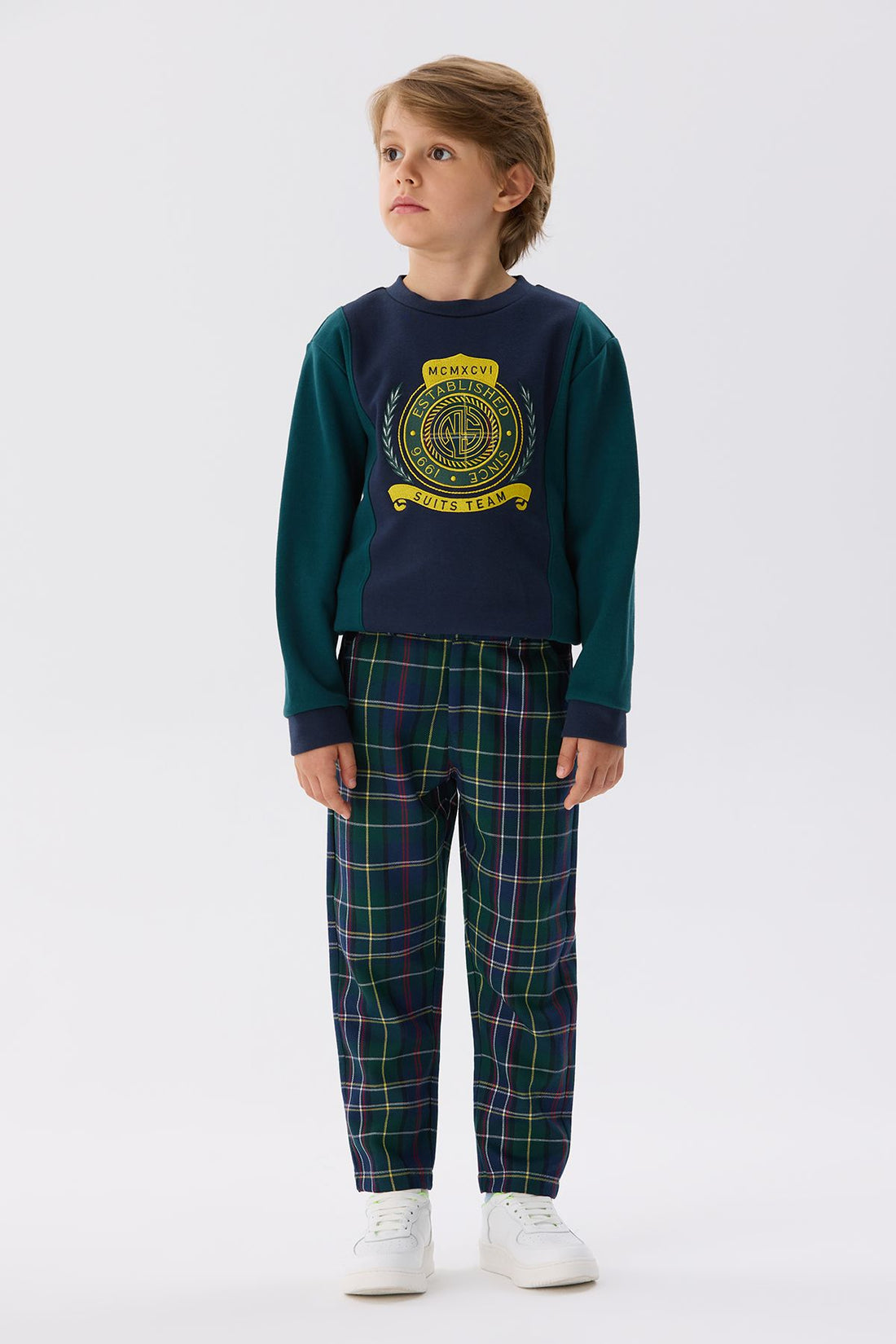 Boy Plaid Trousers - BgStore