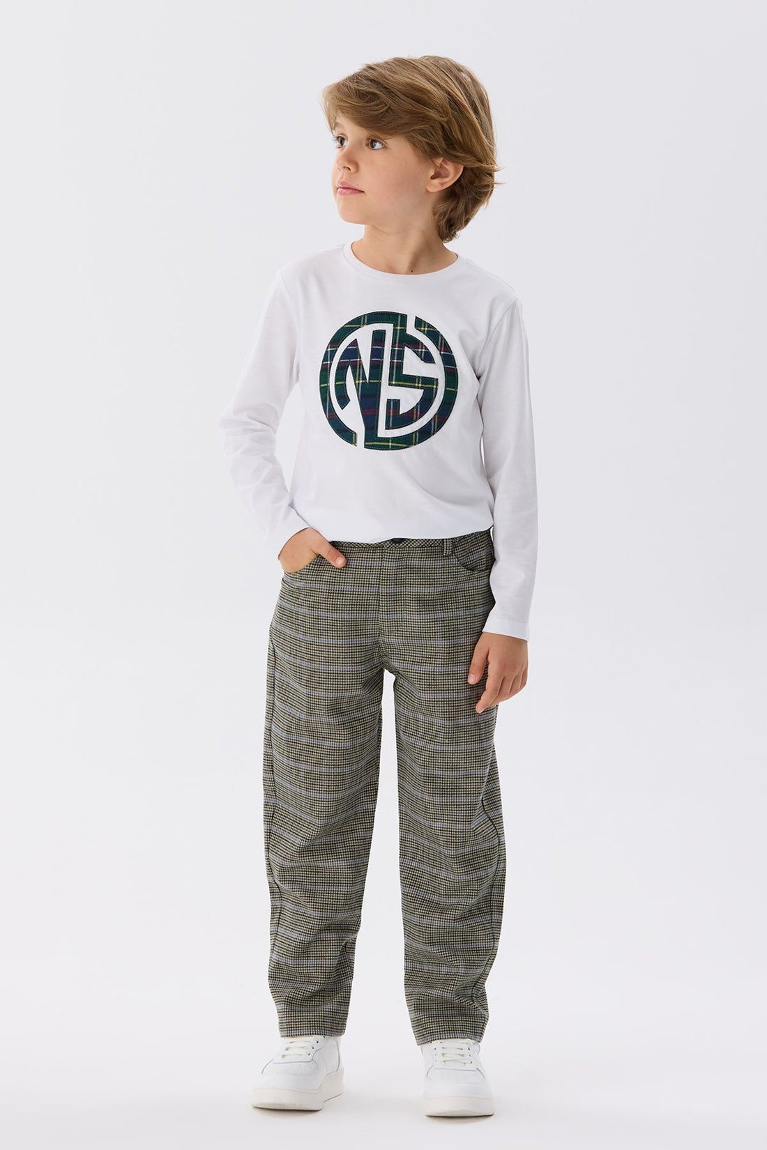 Boy Plaid Trousers - BgStore