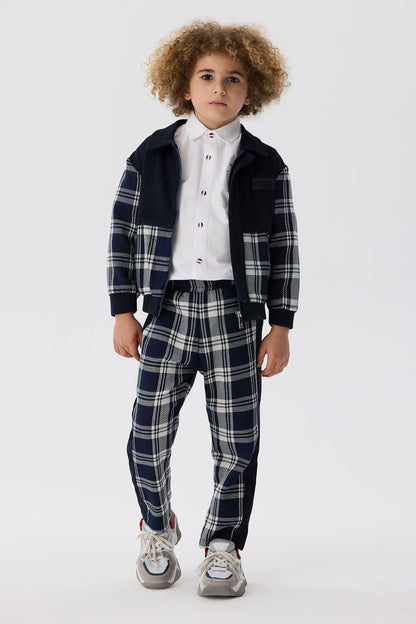 Boy Plaid Trousers - BgStore