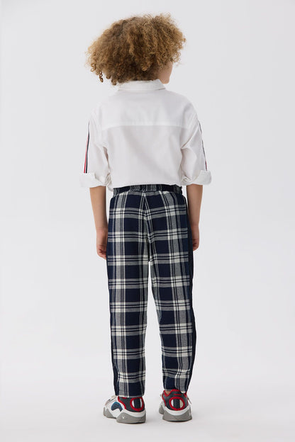 Boy Plaid Trousers - BgStore