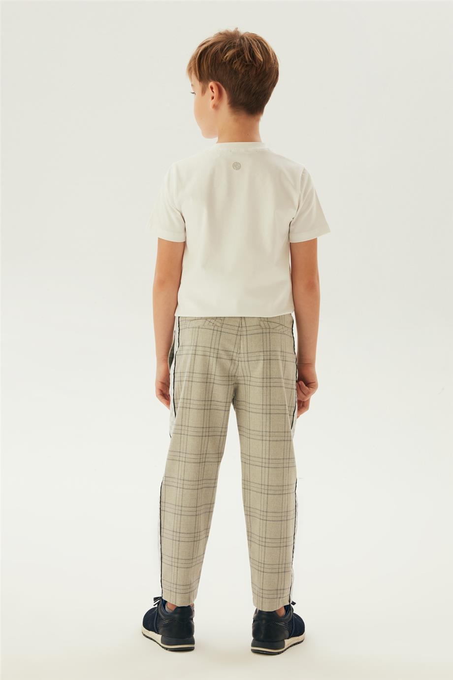 Boy Plaid Trousers - BgStore