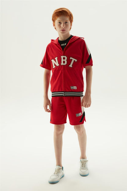 Boy Red Tracksuit Top - BgStore