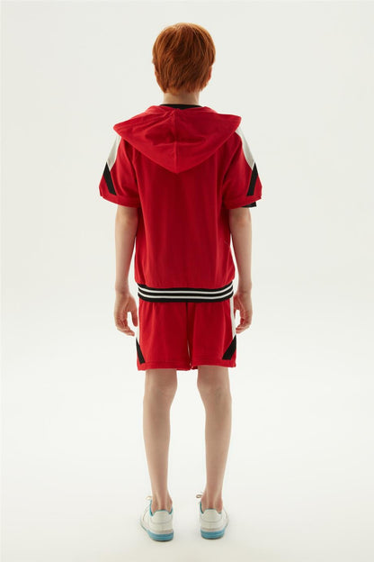 Boy Red Tracksuit Top - BgStore