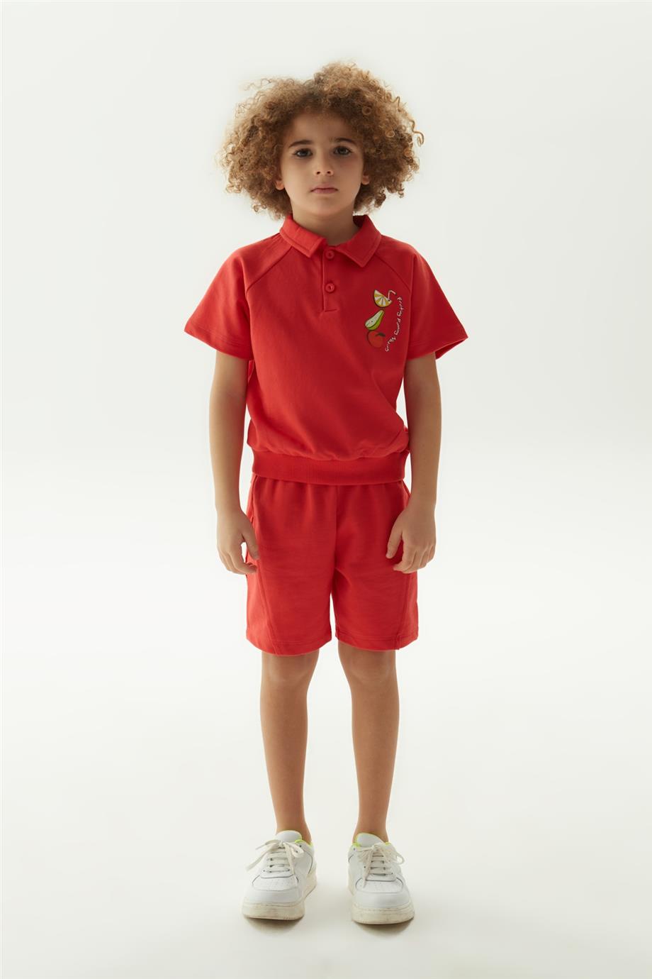 Boy Red Tracksuit Top - BgStore