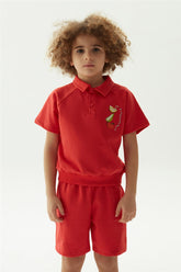 Boy Red Tracksuit Top - BgStore