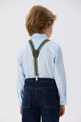 Boy Striped Suspender - BgStore