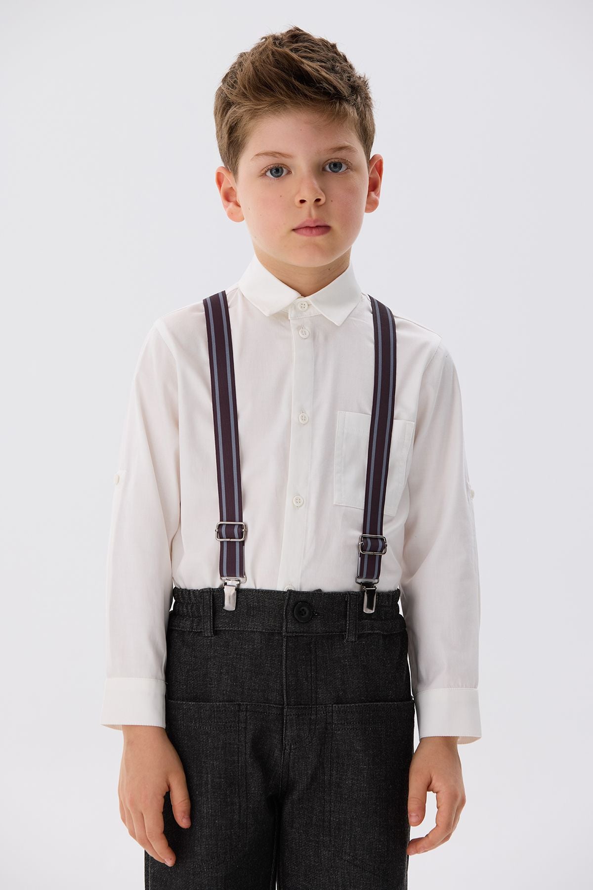 Boy Striped Suspender - BgStore