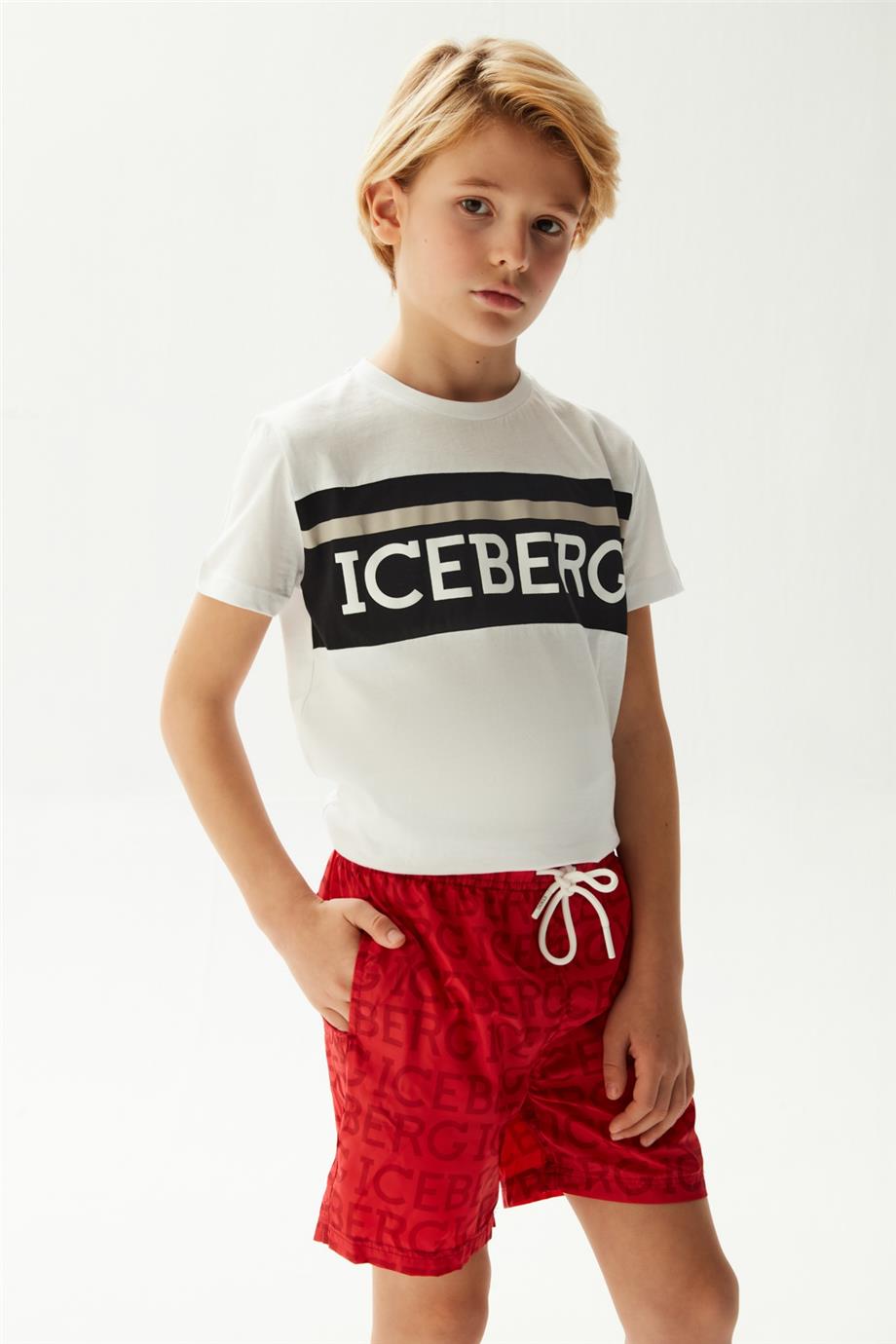 Boy Tile Red Sea Shorts - BgStore