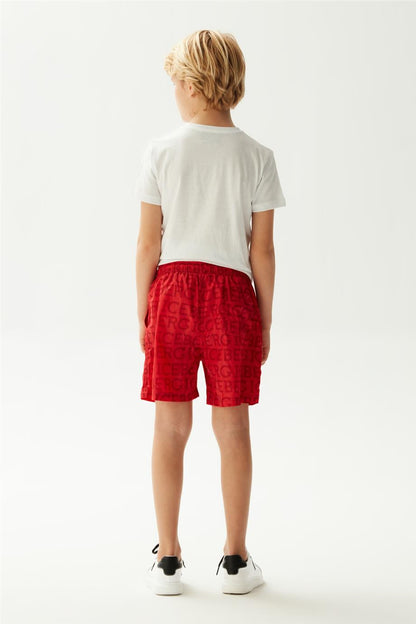 Boy Tile Red Sea Shorts - BgStore