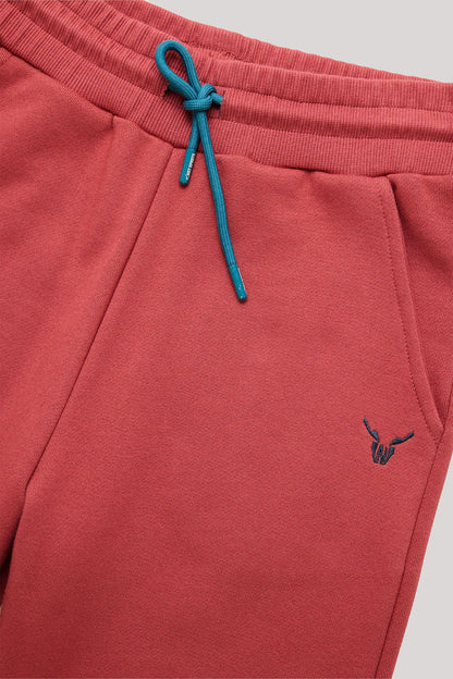 Boy Tile Red Tracksuit Bottom - BgStore