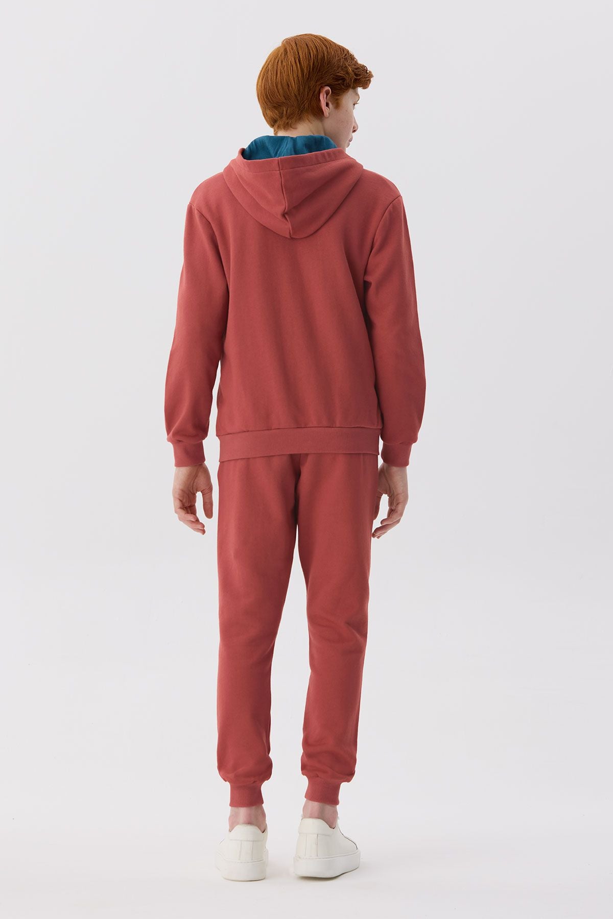 Boy Tile Red Tracksuit Top - BgStore