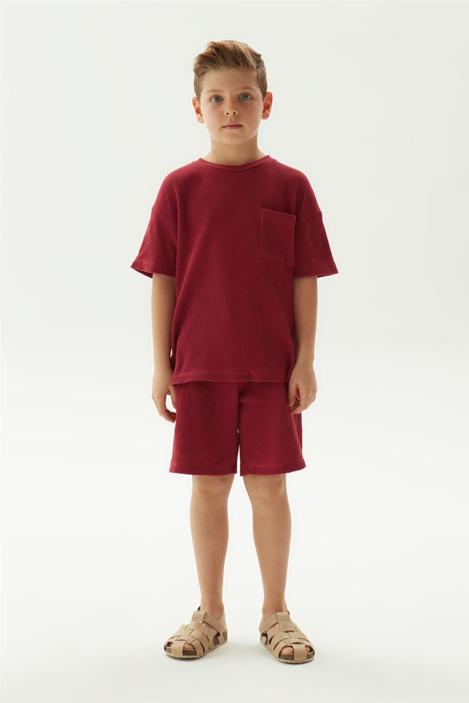 Boy Tile Red Tshirt - BgStore