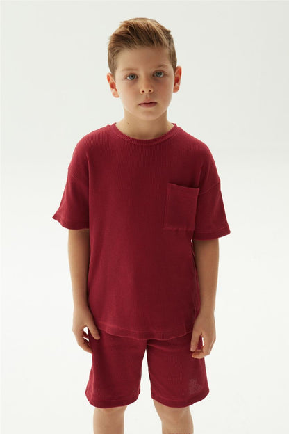 Boy Tile Red Tshirt - BgStore