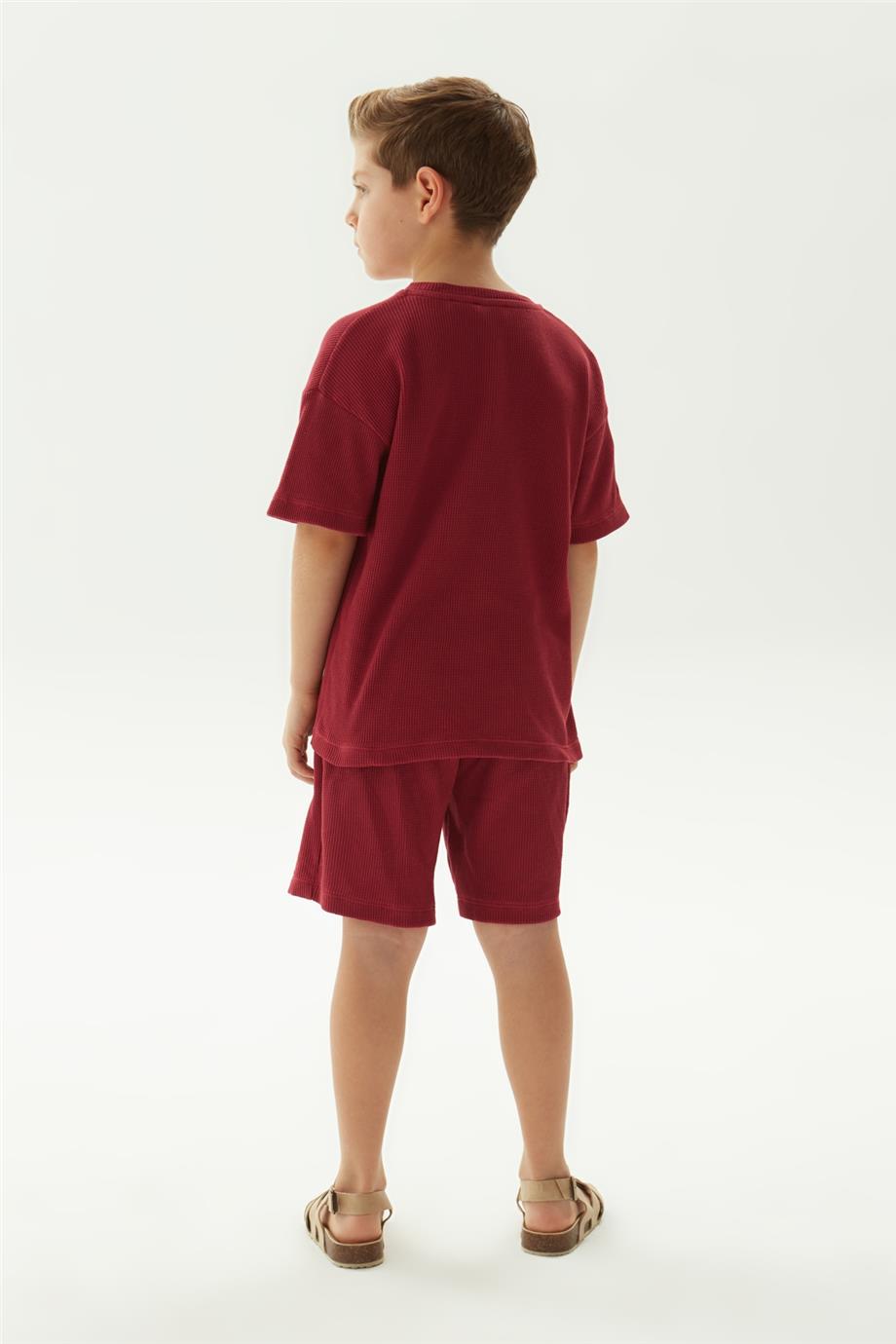 Boy Tile Red Tshirt - BgStore