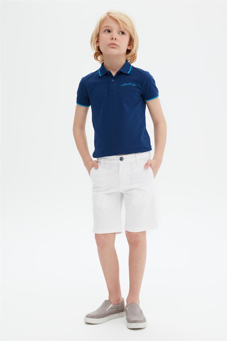 Boy White Shorts - BgStore