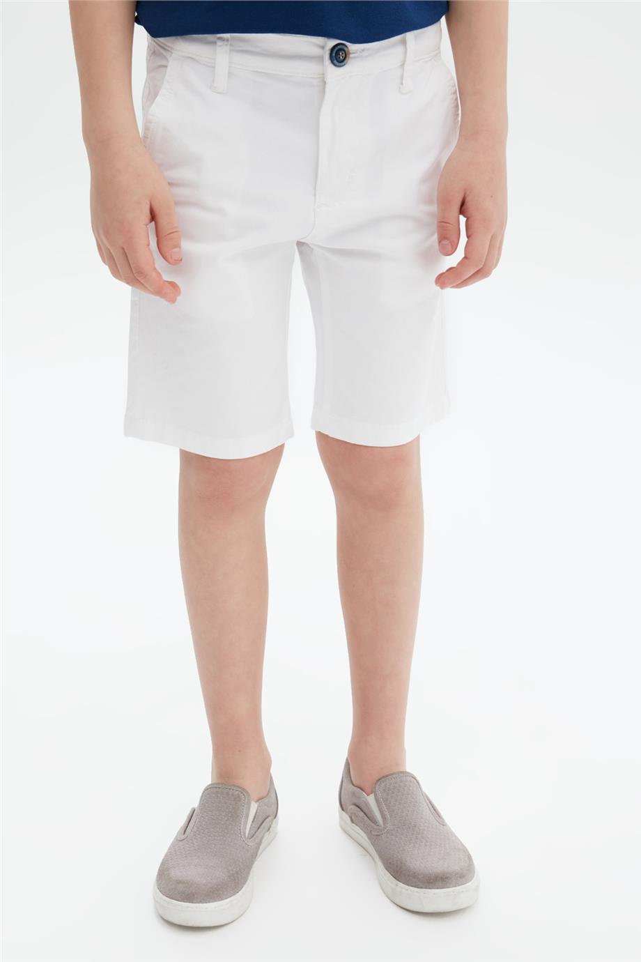 Boy White Shorts - BgStore