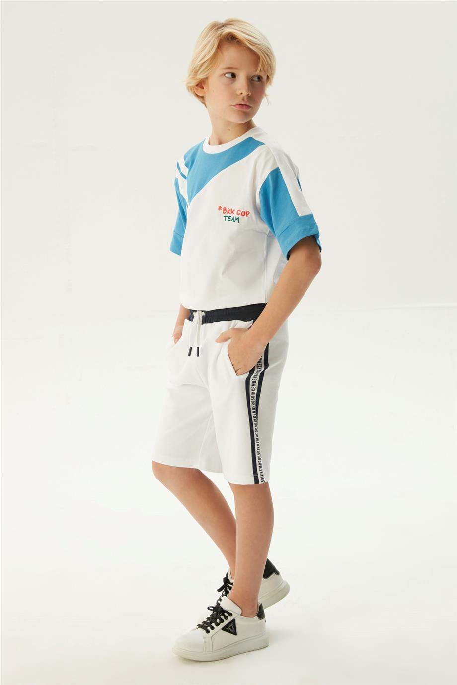 Boy White Shorts - BgStore