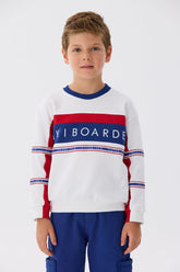 Boy White Sweatshirt - BgStore