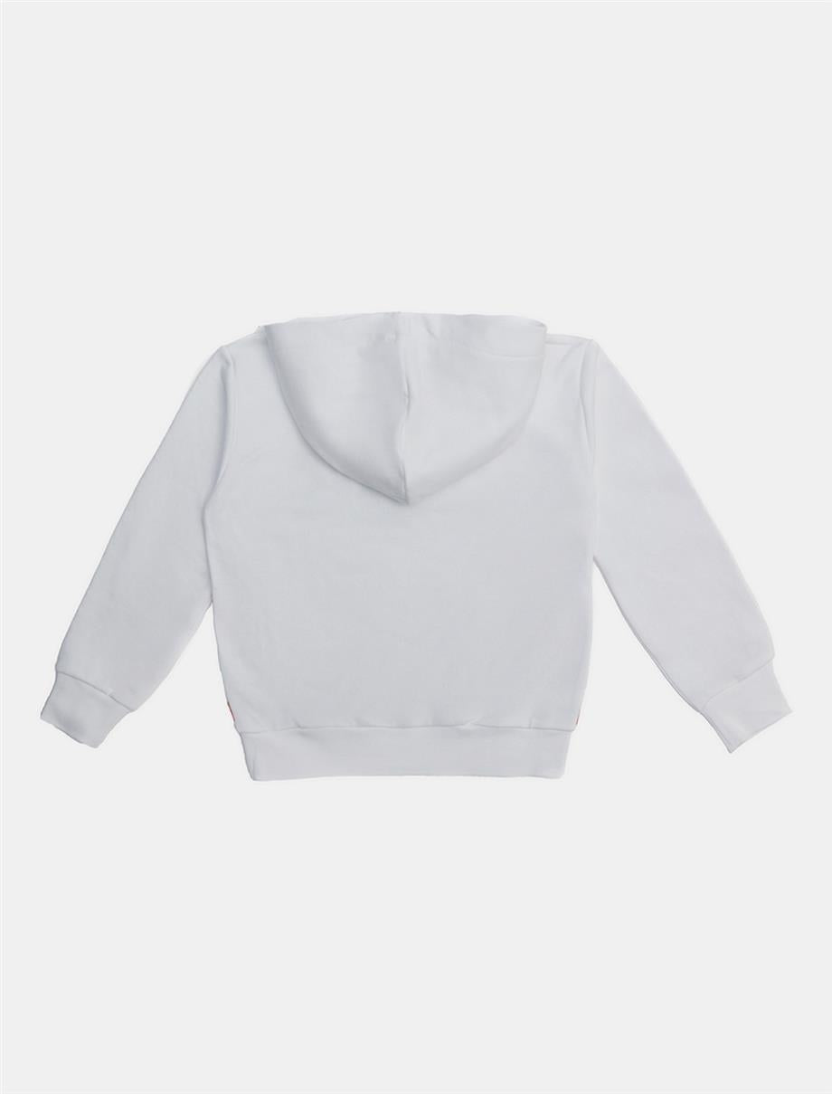 Boy White Sweatshirt - BgStore