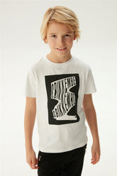 Boy White T-Shirt - BgStore