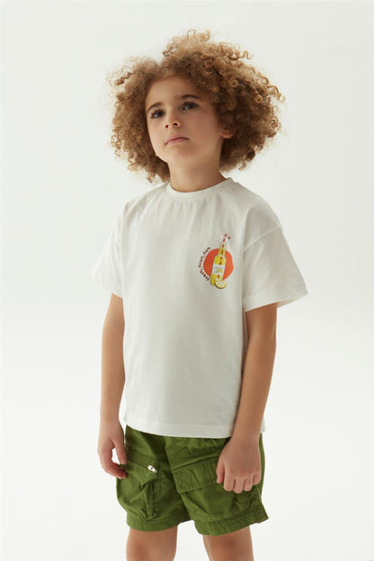 Boy White T-Shirt - BgStore