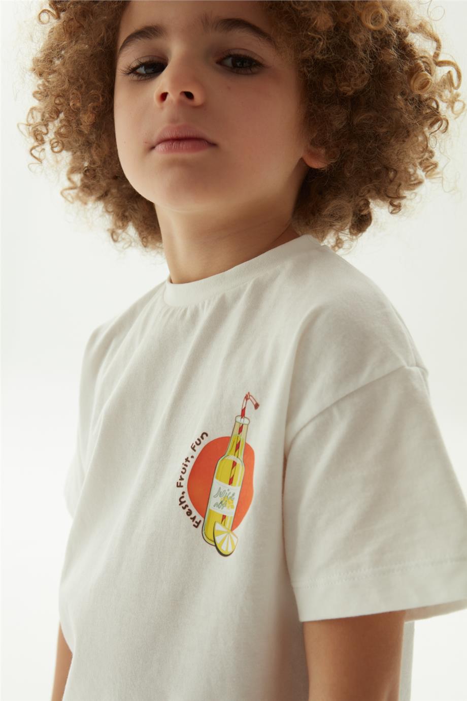 Boy White T-Shirt - BgStore