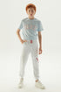 Boy White Tracksuit Bottom - BgStore