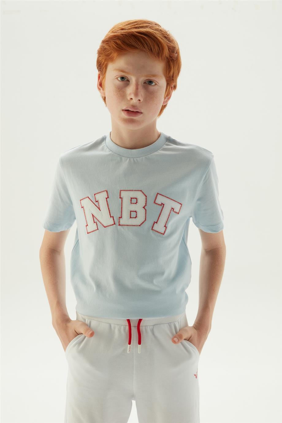 Boy White Tracksuit Bottom - BgStore