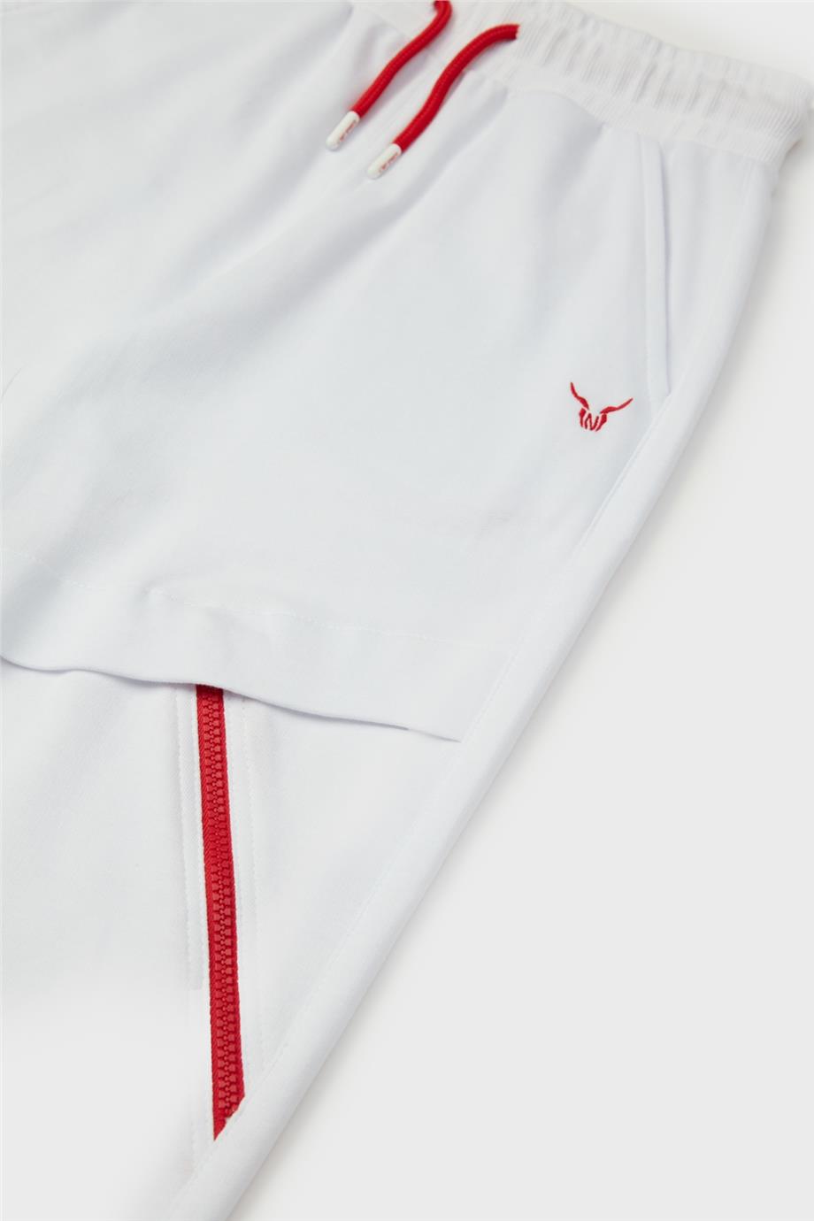 Boy White Tracksuit Bottom - BgStore