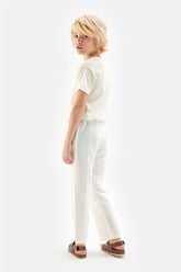 Boy White Trousers - BgStore