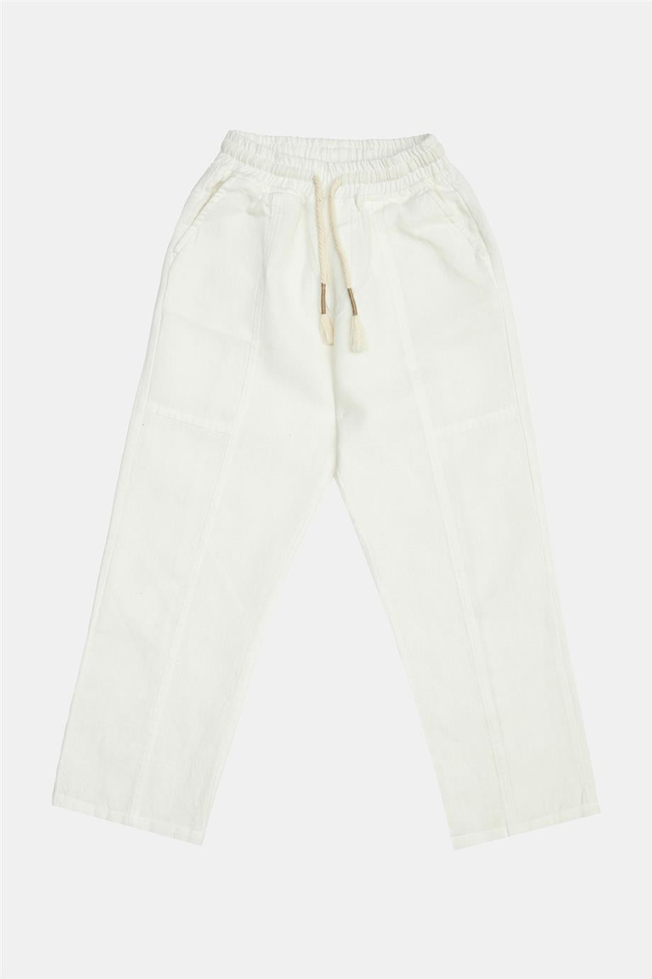 Boy White Trousers - BgStore