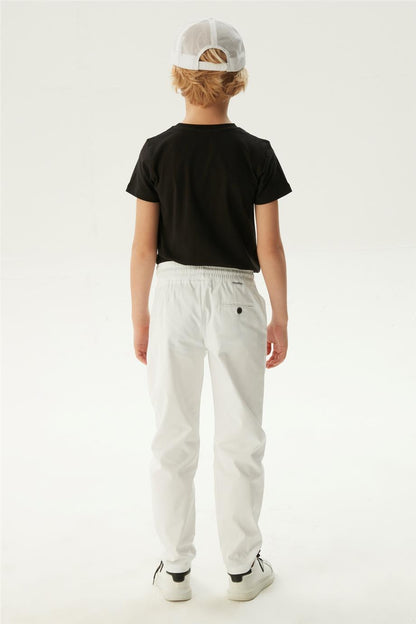 Boy White Trousers - BgStore