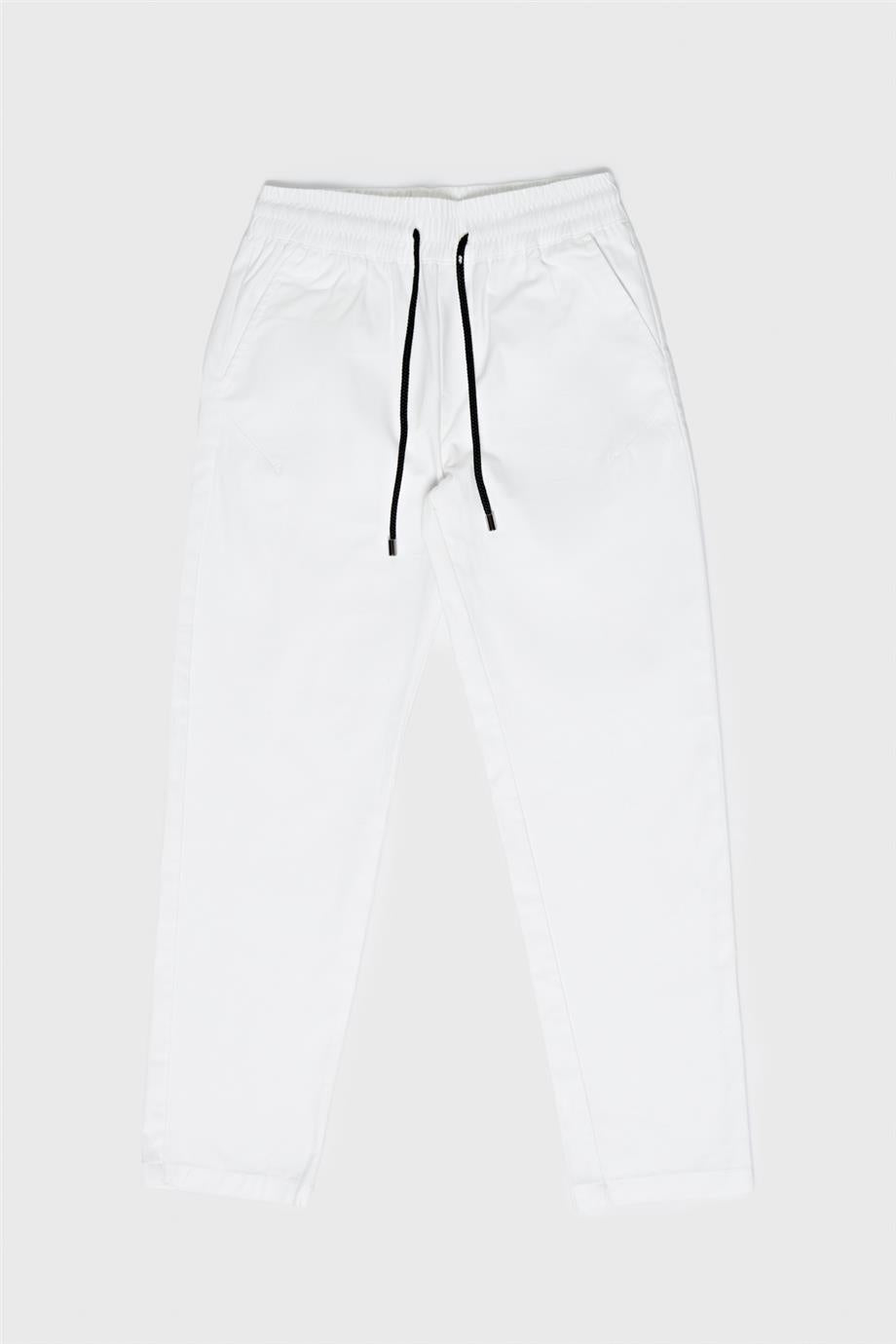 Boy White Trousers - BgStore