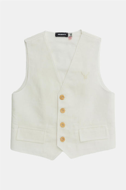 Boy White Vest - BgStore