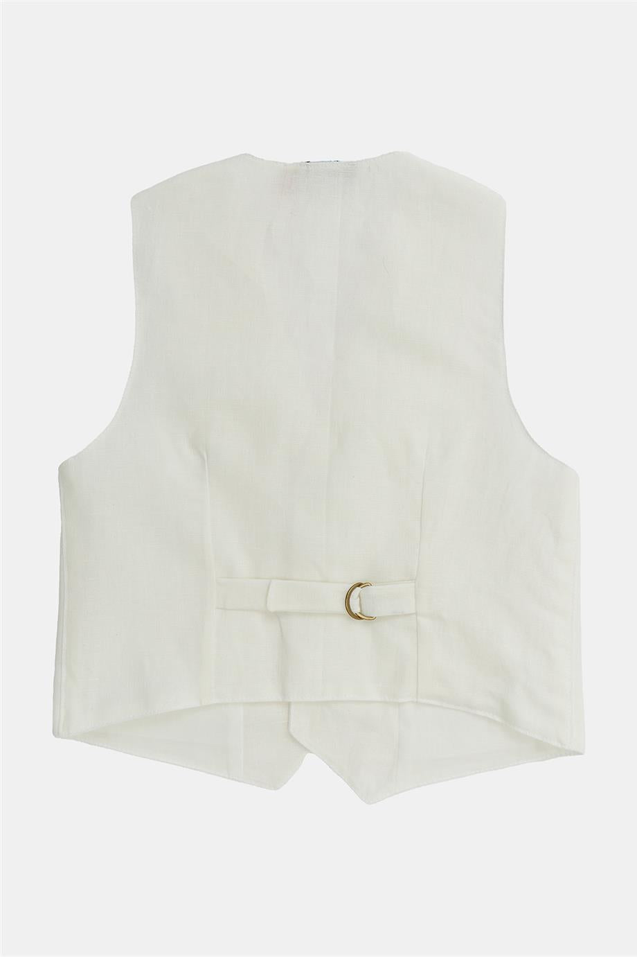 Boy White Vest - BgStore