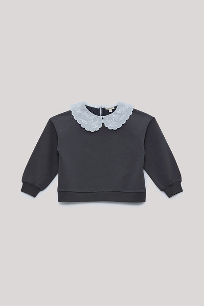 Girl Anthracite Sweatshirt - BgStore