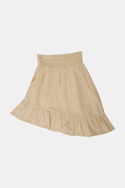 Girl Beige Skirt - BgStore