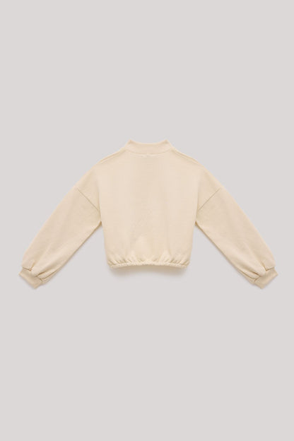 Girl Beige Sweatshirt - BgStore