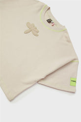 Girl Beige T-Shirt - BgStore