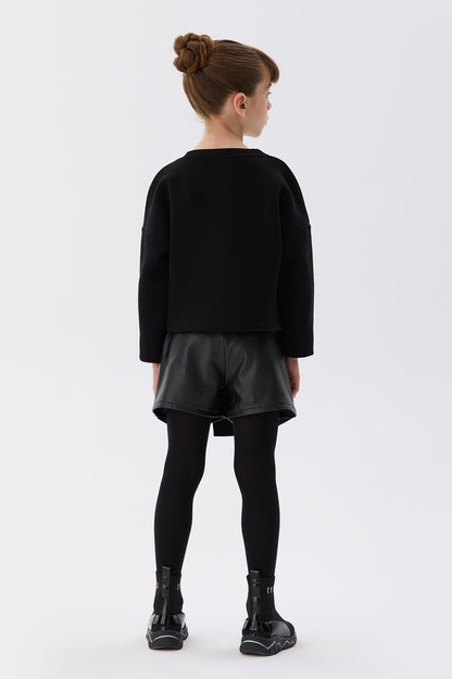 Girl Black Sweatshirt - BgStore