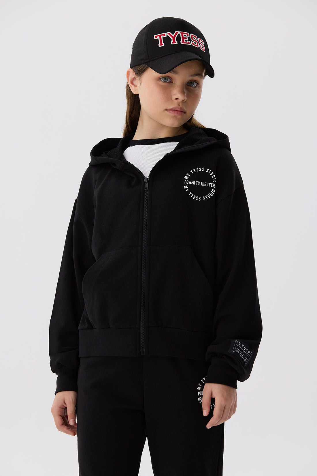 Girl Black Tracksuit Bottom - BgStore