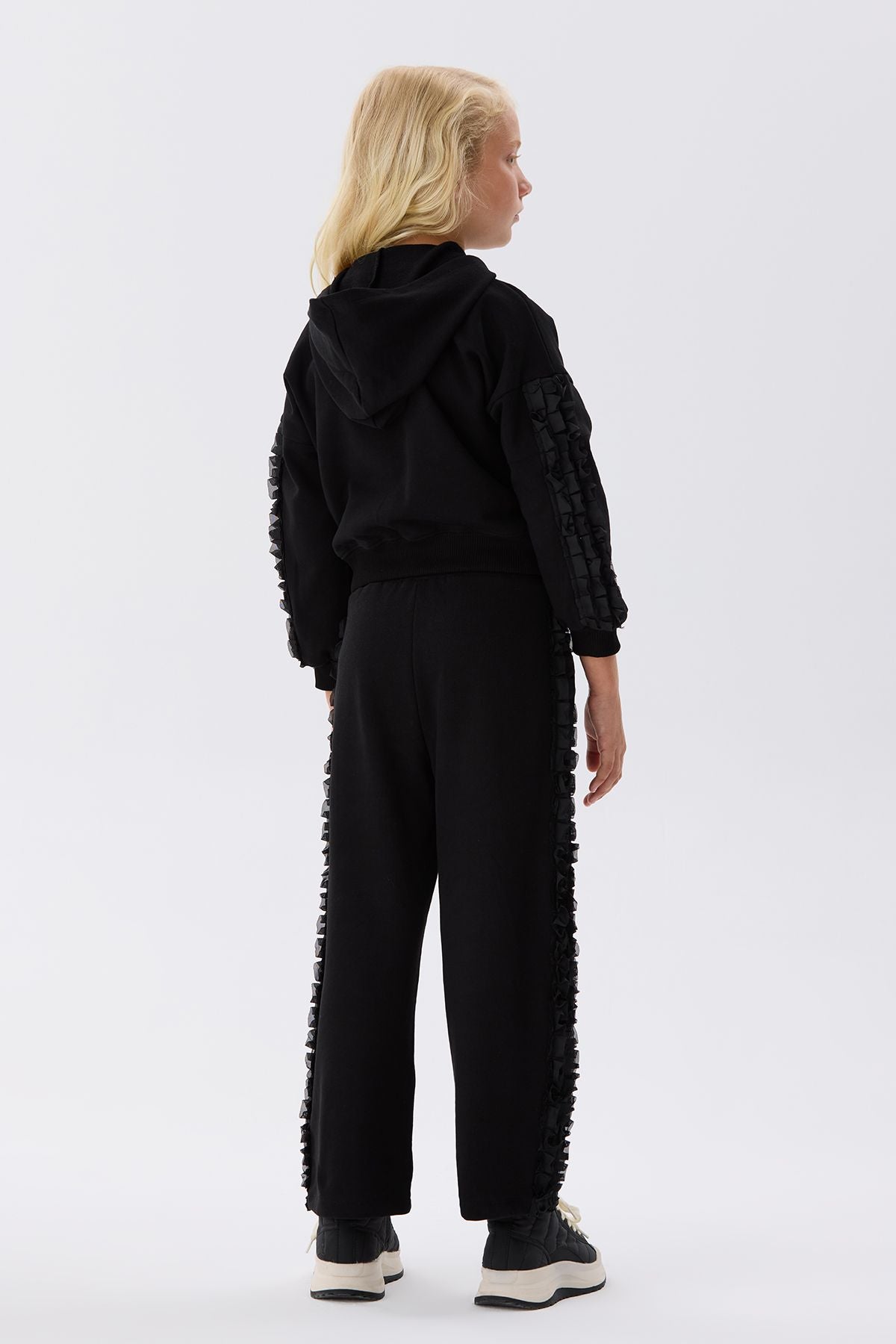 Girl Black Tracksuit Top - BgStore