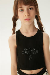 Girl Black Undershirt - BgStore